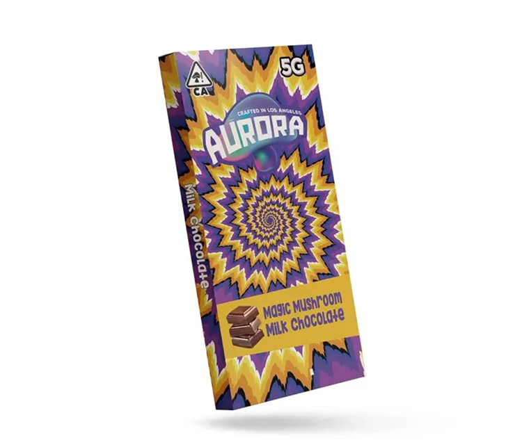 Aurora 5g Magic Mushrooms - Strawberries & Cream Chocolate Bar   
