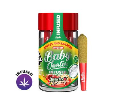 baby jeeter apples and bananas mini prerolls