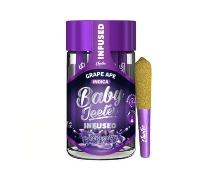 baby jeeter grape ape mini prerolls