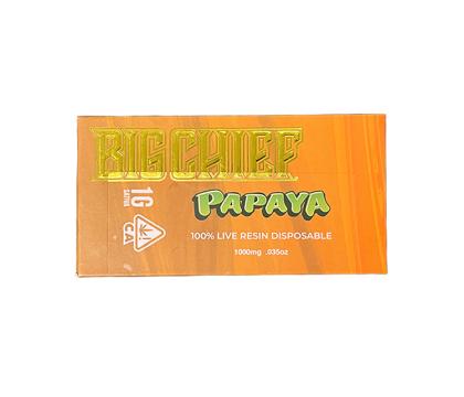 big chief live resin papaya