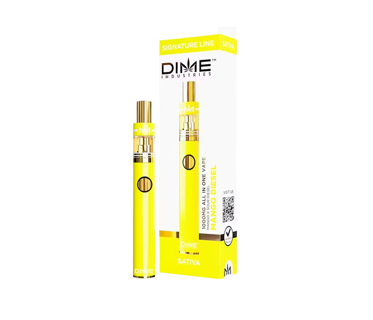 dime industries strawberry cough all in one disposable