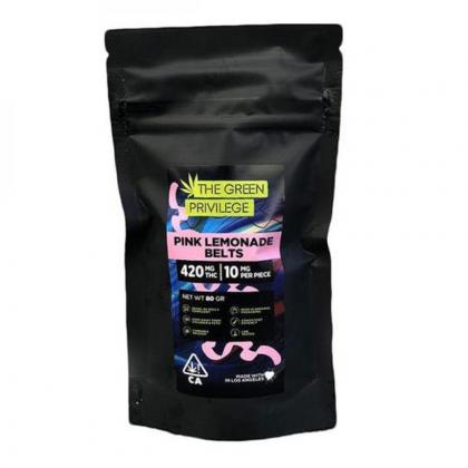 Green Privilege Pink Lemonade Belts 420mg