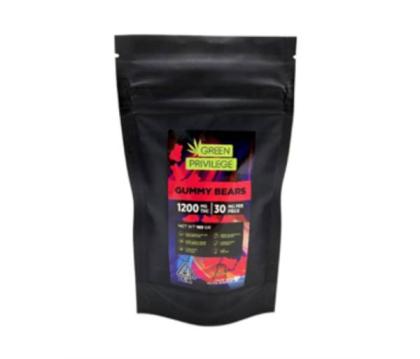 Green Privilege Gummy Bears 1200mg