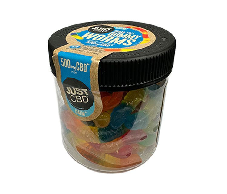 justcbd sour gummy worms