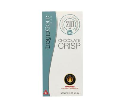 Liquid Gold Chocolate Bar 210mg Chocolate Crisp