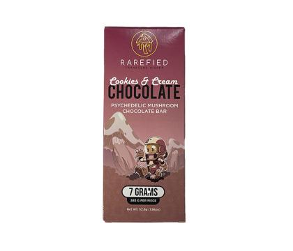Rarefied Psychedelic Mushroom Cookies & Cream Chocolate Bar 7g