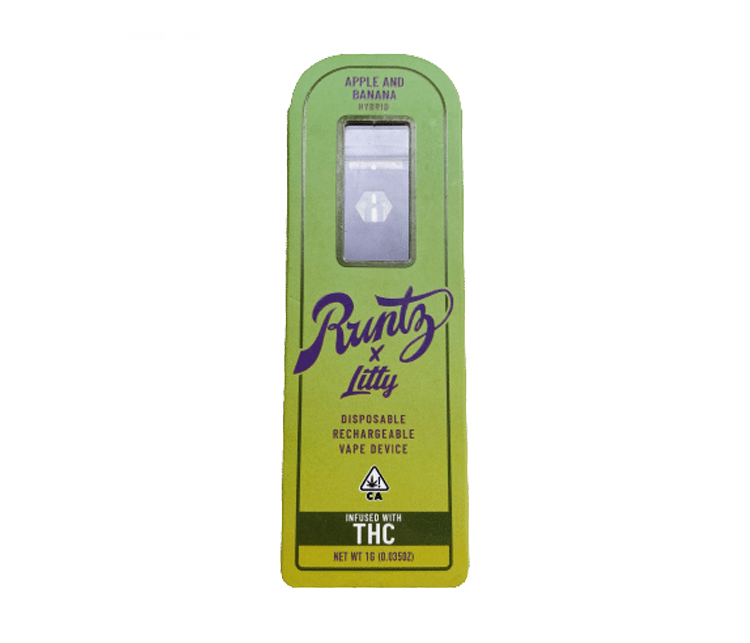 dime industries banana punch 2g all in one vape disposable