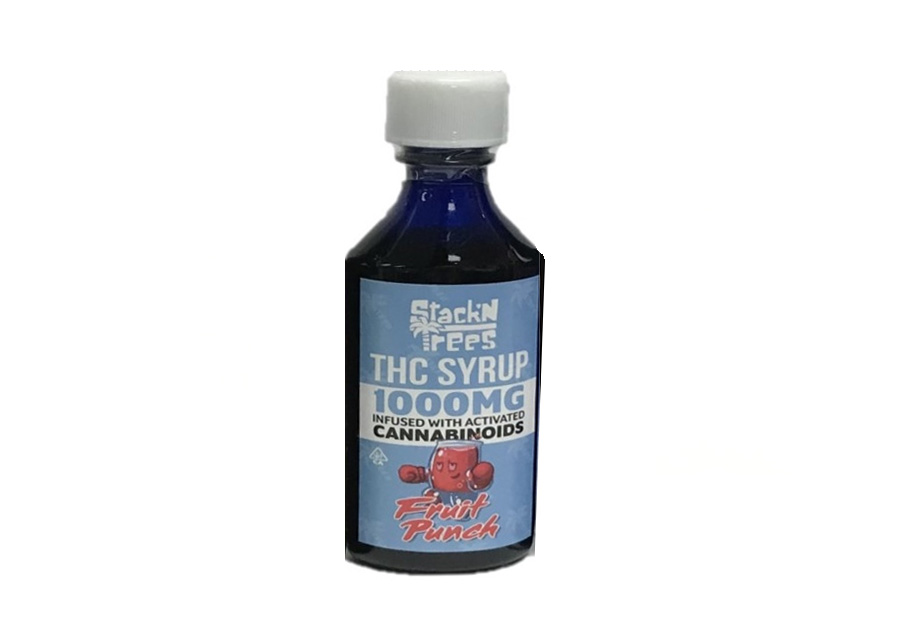 Stack'N Trees 1000mg THC Syrup Blueberry flavor