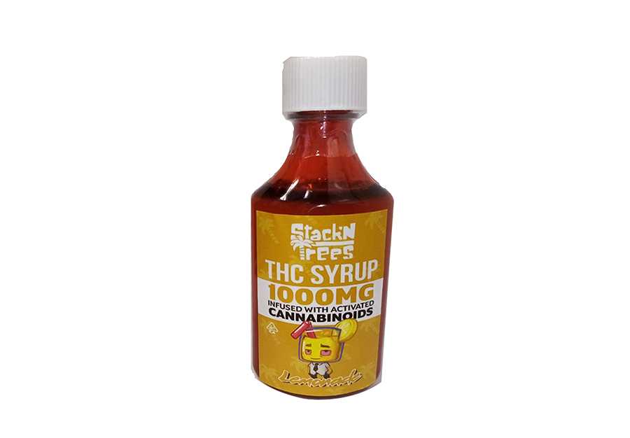 Stack'N Trees 1000mg THC Syrup watermelon flavor