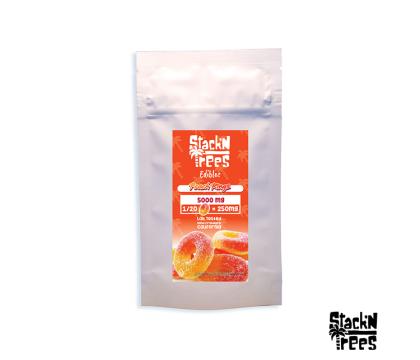 Stack n Trees Peach Rings 5000mg gummies