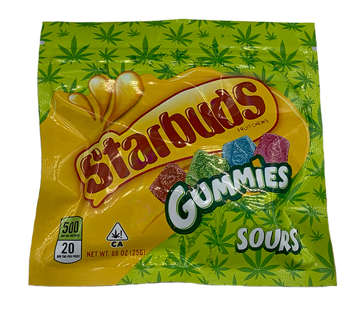 smashed chamoy sour worm gummies
